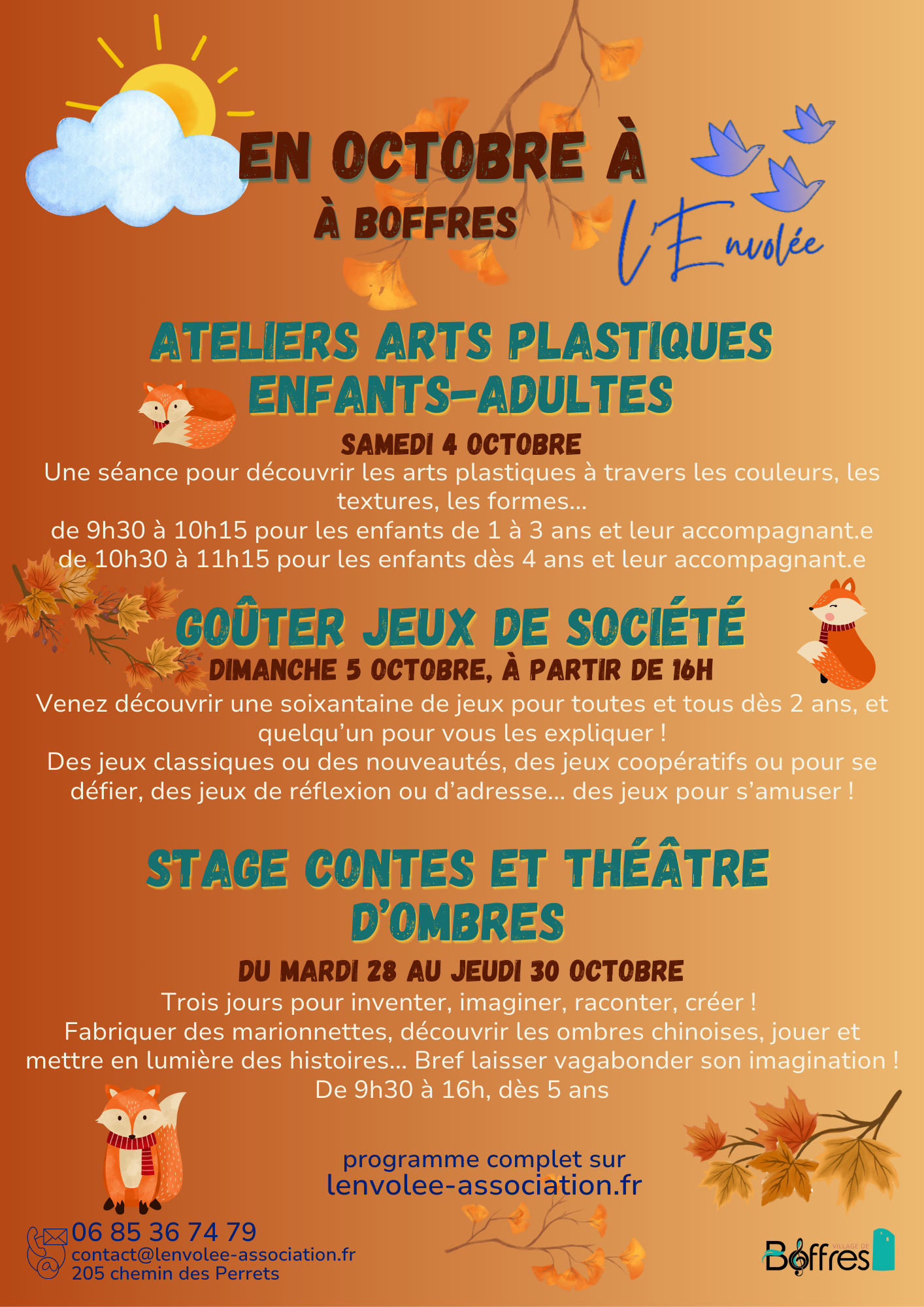 Featured image for “Au mois d’octobre à l’Envolée”