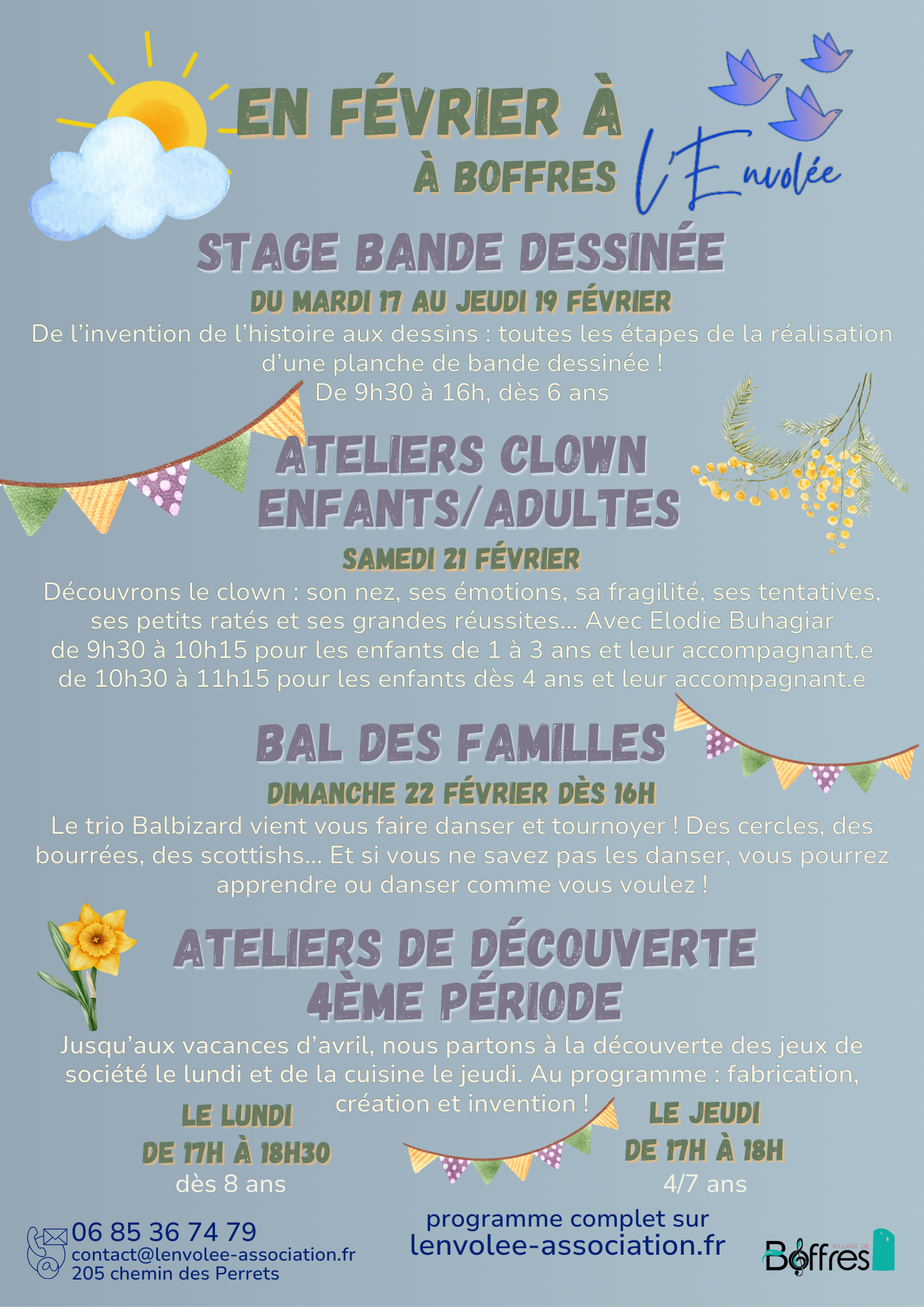 Featured image for “Au mois de février à l’Envolée”