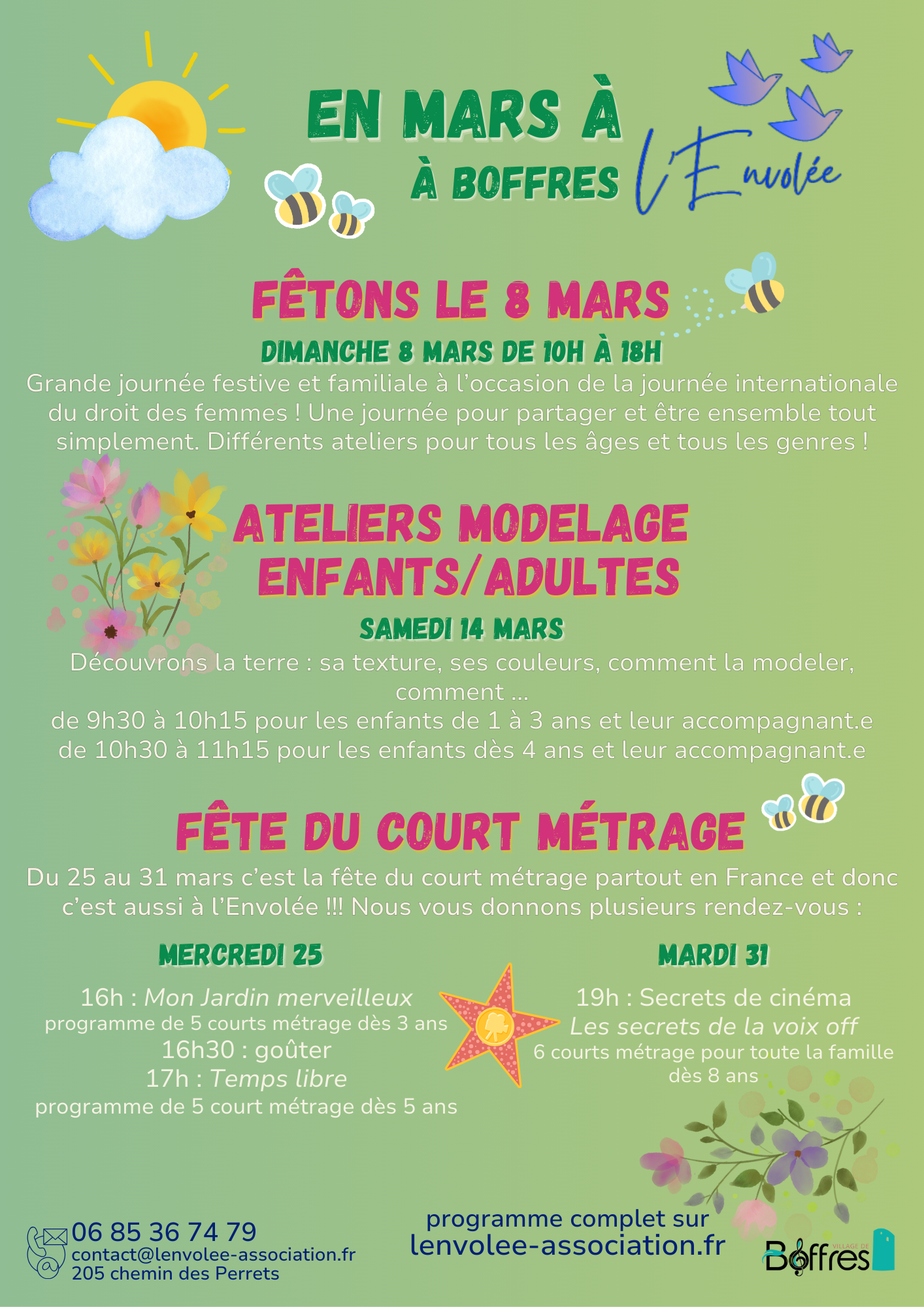 Featured image for “Au mois de mars à l&rsquo;Envolée”